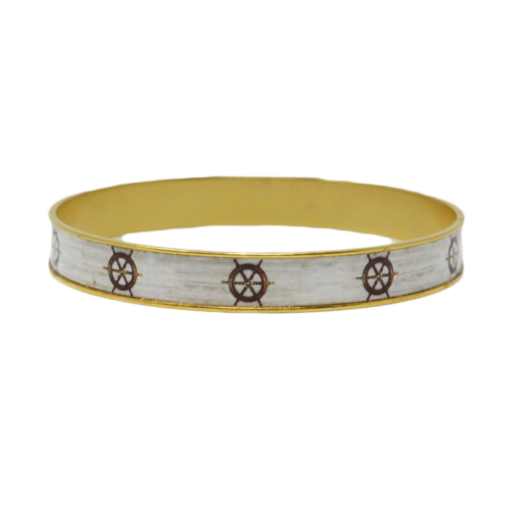 Boat Steers Bangle Bracelet